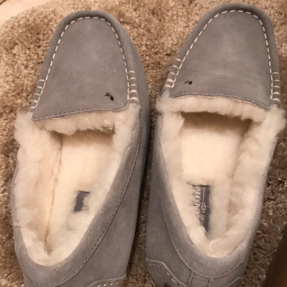 NWT KOOLABURRA BY UGG LEZLY 6 slippers slip ons shoes Grey cozy - Picture 9 of 11